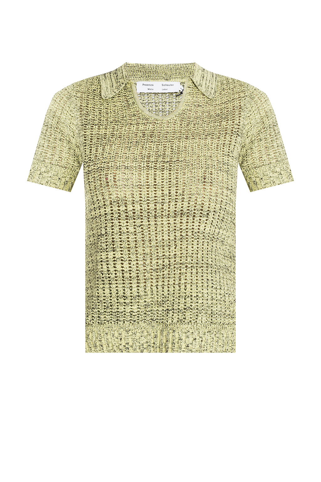 Proenza Schouler White Label Openwork polo shirt